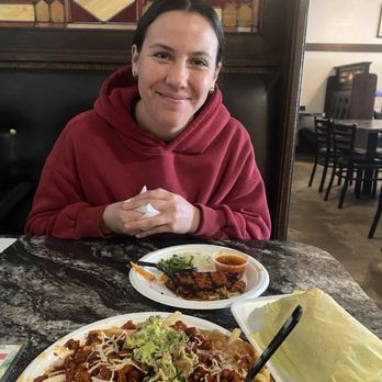 Borreguitas Bar Express - al pastor fries, burrito and a taco! - Mexican Near Me - Pomona, California