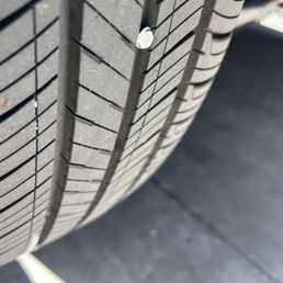 These guys took care of the nail in my tire. Fast and friendly service. These guys took care of the nail in my tire. Fast and friendly service.