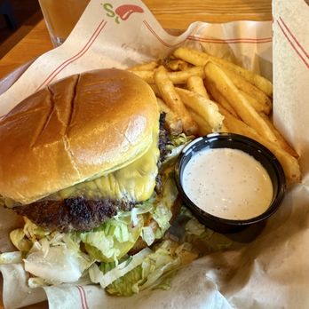 Chili's - The Big Smasher Burger with Fries - American Near Me - Roseville, California Chili's - The Big Smasher Burger with Fries - American Near Me - Roseville, California