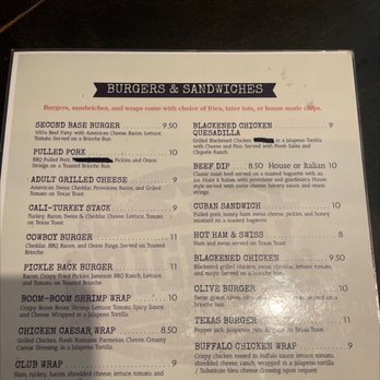 Second Base Sports Bar - a menu for burgers and sandwiches - Sports Bars Near Me - South Bend, Indiana Second Base Sports Bar - a menu for burgers and sandwiches - Sports Bars Near Me - South Bend, Indiana