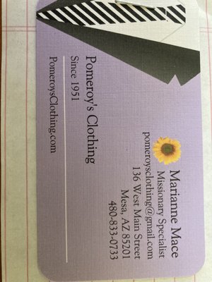 Pomeroy's Men's Store