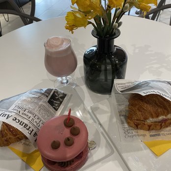 miFLAVOUR - Almond croissant, smoked ham croissant, chocolate raspberry macaron and ruby rose (get the almond croissant - Bakeries Near Me - Spokane, Washington miFLAVOUR - Almond croissant, smoked ham croissant, chocolate raspberry macaron and ruby rose (get the almond croissant - Bakeries Near Me - Spokane, Washington