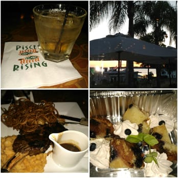 Pisces Rising - Ribeye steak, shoe string truffle potatoes and some jack daniels Tennessee honey wiskey :-) - Seafood Near Me - Mount Dora, Florida