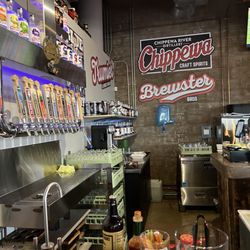 Chippewa River Distillery and Brewster Bros. Brewing - View from the bar