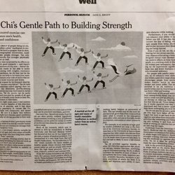 Taoist Tai Chi Society - Article on Tai Chi by Jane E. Brody