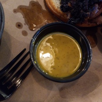 Mission BBQ - Georgia mustard. Tastes like honey mustard watered down with pickle juice. I love it. Its different - Barbeque Near Me - Troy, Michigan Mission BBQ - Georgia mustard. Tastes like honey mustard watered down with pickle juice. I love it. Its different - Barbeque Near Me - Troy, Michigan