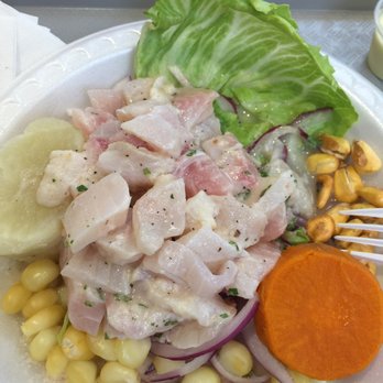 Peru Cuisine - Tilapia ceviche. Must try!! - Peruvian Near Me - Middletown, New York Peru Cuisine - Tilapia ceviche. Must try!! - Peruvian Near Me - Middletown, New York