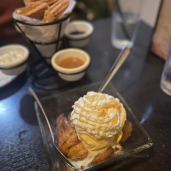 My Cocina - Banana Foster Pudding - Mexican Near Me - Streamwood, Illinois My Cocina - Banana Foster Pudding - Mexican Near Me - Streamwood, Illinois