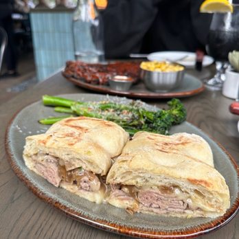 Eureka! - French Dip with broccolini - American Near Me - Aliso Viejo, California Eureka! - French Dip with broccolini - American Near Me - Aliso Viejo, California