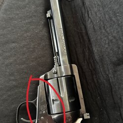 The Gunsmith at Sportsman's Warehouse - Multiple scratches and discoloration on frame from the gunsmith's at Sportsman's