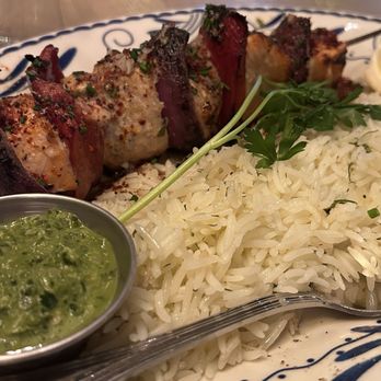Ema - Salmon kebabs - Mediterranean Near Me - Austin, Texas