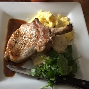 Hillside Farmacy - Pork Chop and Grits - New American Near Me - Austin, Texas
