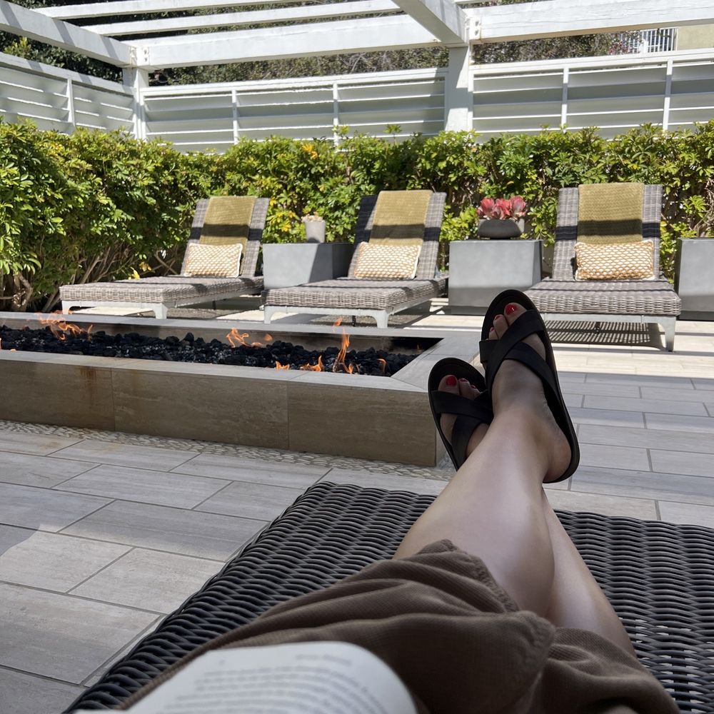 Outdoor retreat area.