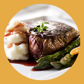 Texas Steak Warehouse - steak, mashed potatoes, and asparagus - Food Delivery Services Near Me Texas Steak Warehouse - steak, mashed potatoes, and asparagus - Food Delivery Services Near Me