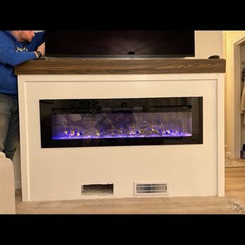 TCM Improvements - Fireplace mantel - Painters Near Me TCM Improvements - Fireplace mantel - Painters Near Me