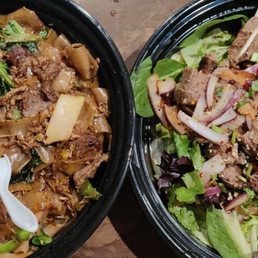 Pad See Ew and Spicy Beef Salad Pad See Ew and Spicy Beef Salad