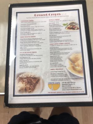 Menu photo 5 Crepe Cafe Deerfield Beach, FL Menu photo 5 Crepe Cafe Deerfield Beach, FL