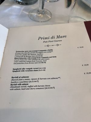 Menu photo 3 Taverna Rossini Rome, RM