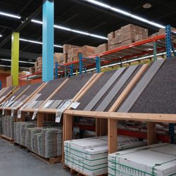 Wichita Habitat ReStore - The flooring section of ReStore Wichita.