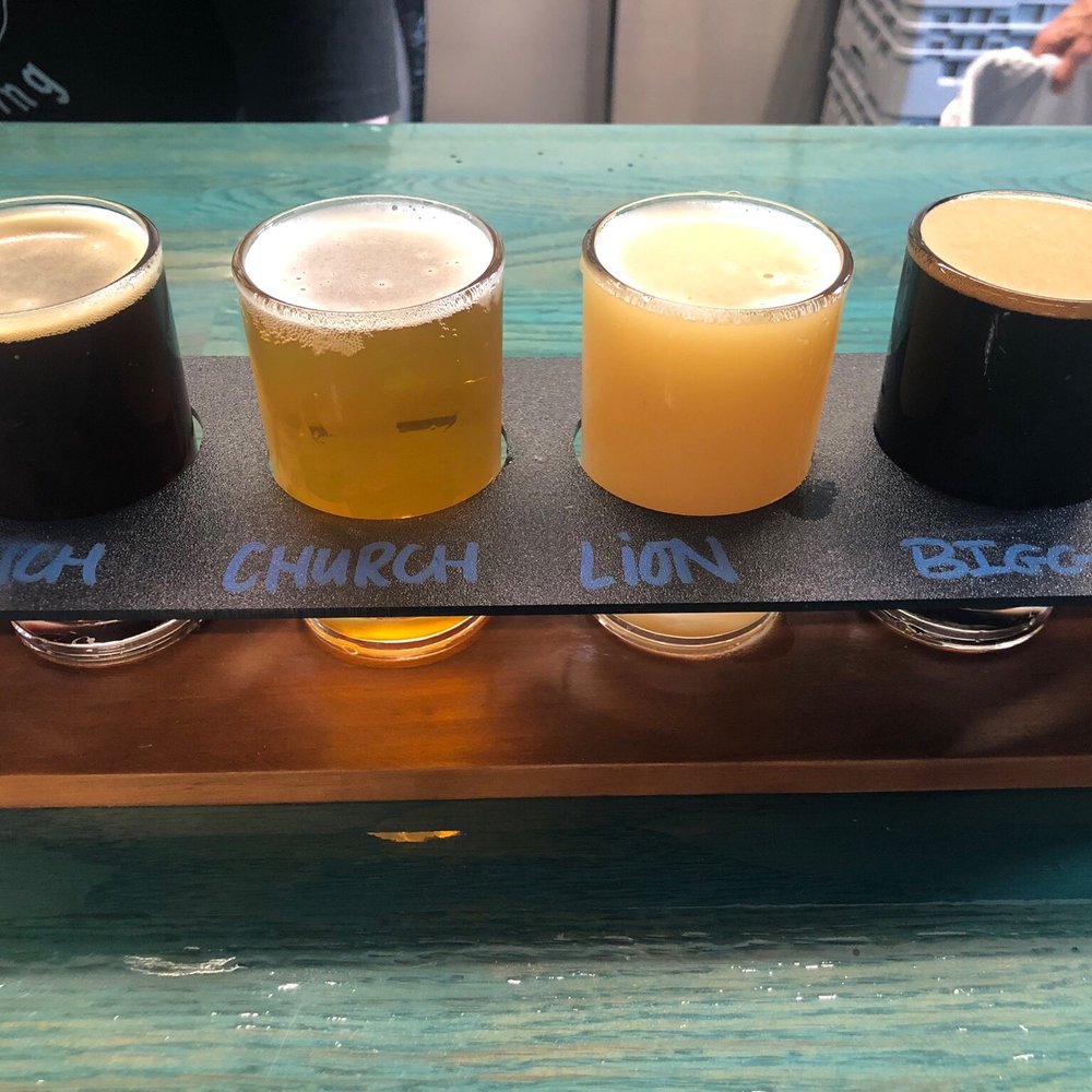 Wine & Waves Brewing - a flight of beers - Brewpubs Near Me - North Charleston, South Carolina Wine & Waves Brewing - a flight of beers - Brewpubs Near Me - North Charleston, South Carolina