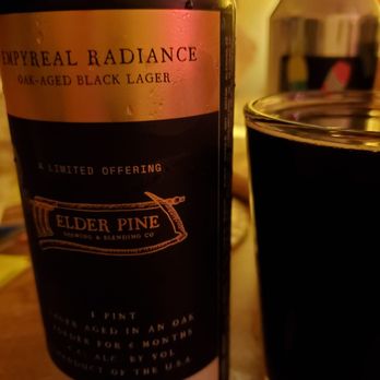 Elder Pine Brewing & Blending - A dark oak lager. A fantastic beer! - Breweries Near Me - Gaithersburg, Maryland Elder Pine Brewing & Blending - A dark oak lager. A fantastic beer! - Breweries Near Me - Gaithersburg, Maryland