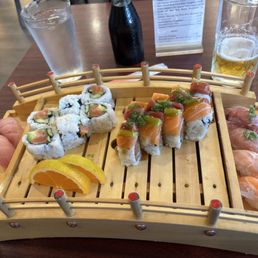 Multi rolls and fresh nigiri Multi rolls and fresh nigiri