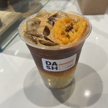 Dash Coffee Bar - Iced Yuzu Espresso Tonic - Coffee & Tea Near Me - Pasadena, California Dash Coffee Bar - Iced Yuzu Espresso Tonic - Coffee & Tea Near Me - Pasadena, California