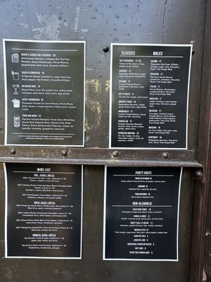 Menu photo 8 Ruin Bar Costa Mesa, CA