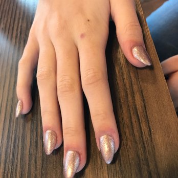 Nail Spa Allure - February 4th, 30 minutes after her nails were done. - Nail Salons Near Me - Temple, Texas
