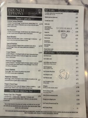 Menu photo 5 Brunch at Peony Suwanee, GA