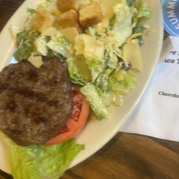 Cheers - Famous Hamburger with side salad - American Near Me - Boston, Massachusetts Cheers - Famous Hamburger with side salad - American Near Me - Boston, Massachusetts