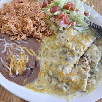 The Bean Cafe - Green Chili, Chicken Enchiladas - Breakfast & Brunch Near Me - Presidio, Texas