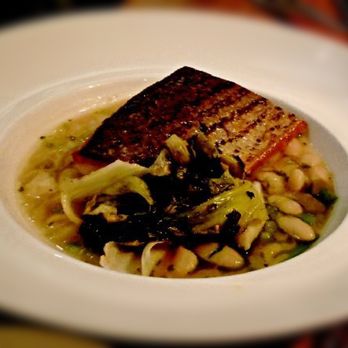 Redbird - Sea bass with white beans, escarole and lemon sauce - New American Near Me - Los Angeles, California