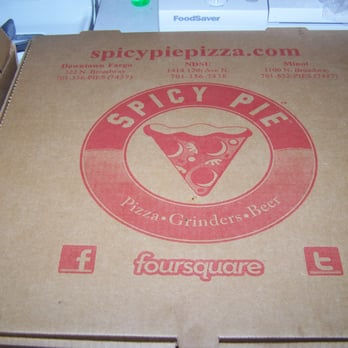 Spicy Pie - The cover of the box. - Pizza Near Me - Minot, North Dakota Spicy Pie - The cover of the box. - Pizza Near Me - Minot, North Dakota