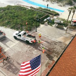 Jacksonville Beach Lifeguard Station - My view from the tower.
