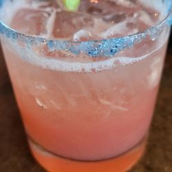 Foreside Tavern & Side Bar - Strawberry Champagne Margarita with sugar rim