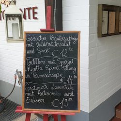 Putter's Paradise - Tagestafel beim Italiener nebenan