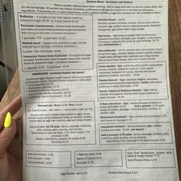 Menu July 2025 Menu July 2025