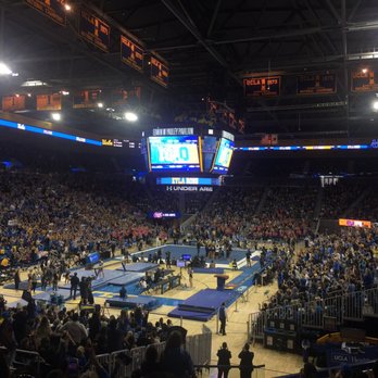 Pauley Pavilion - Kyla Ross's perfect 10 on floor (3/16/19) - Stadiums & Arenas Near Me - Los Angeles, California