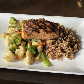Wallaby's Bar & Grille - Blackened Salmon - Sports Bars Near Me - Ames, Iowa