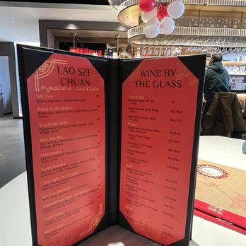 Lao Sze Chuan - Cocktail & Wine Menu - Chinese Near Me - Mars, Pennsylvania