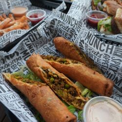 White’s Ferry Brewery - Indian egg rolls