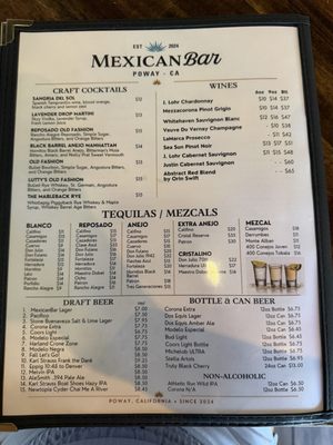 Menu photo 4 MexicanBar Poway, CA Menu photo 4 MexicanBar Poway, CA