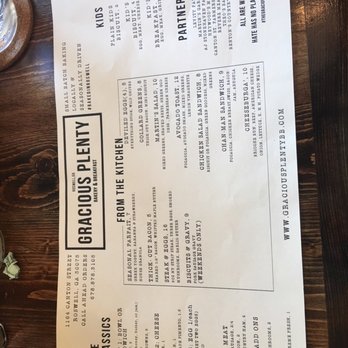 Gracious Plenty Bakery & Breakfast - The menu has been updated! - Bakeries Near Me - Roswell, Georgia Gracious Plenty Bakery & Breakfast - The menu has been updated! - Bakeries Near Me - Roswell, Georgia