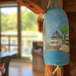 Floods Cove - Buoy painted by Deb Marzi