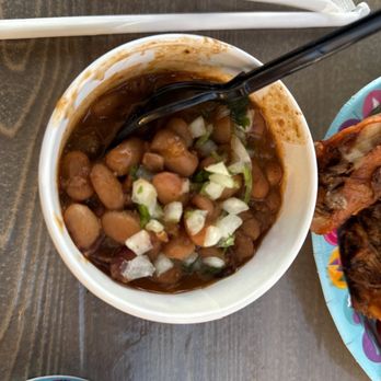 Cocina Cucamonga Mexican Grill - Side of Frijoles Charros - Mexican Near Me - Anaheim, California