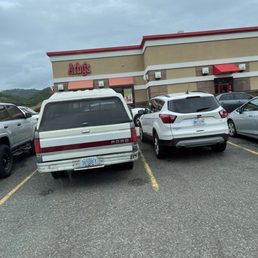 Popular place! Lot full and long line for the drive in.