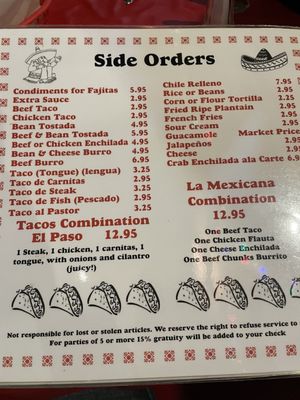 Menu photo 8 El Paso Restaurant Coral Springs, FL Menu photo 8 El Paso Restaurant Coral Springs, FL