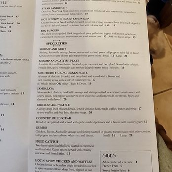 Sarom's Southern Kitchen - Menu as of Oct 2025. There were five of us in our party, and they were able to split the bill for each of us with no problem. - Southern Near Me - Elk Grove, California Sarom's Southern Kitchen - Menu as of Oct 2025. There were five of us in our party, and they were able to split the bill for each of us with no problem. - Southern Near Me - Elk Grove, California