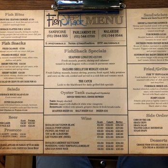 FishShack Cafe - Menu at FishShack. Legit! - Seafood Near Me - Dublin, D